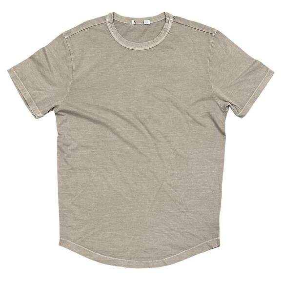 Buck Mason Men's Pima Cotton Curved Hem Crewneck Made in USA Tee T-Shirt - Picture 1 of 5